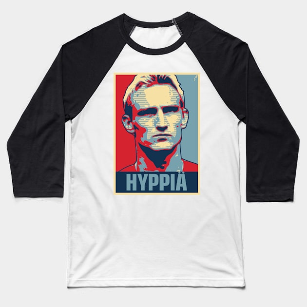 Hyypia Baseball T-Shirt by DAFTFISH